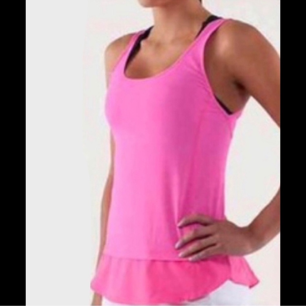 Lululemon Run: Mod Moves Singlet in Raspberry Glo - Picture 4 of 5